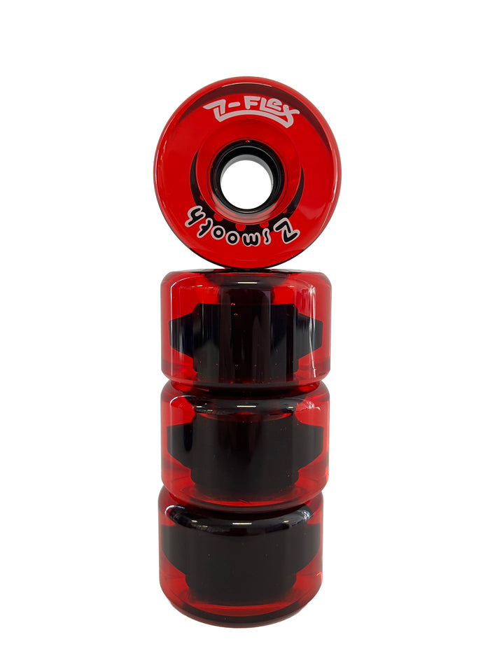 Z-SMOOTH 63MM 83A RED TRANS WHEELS