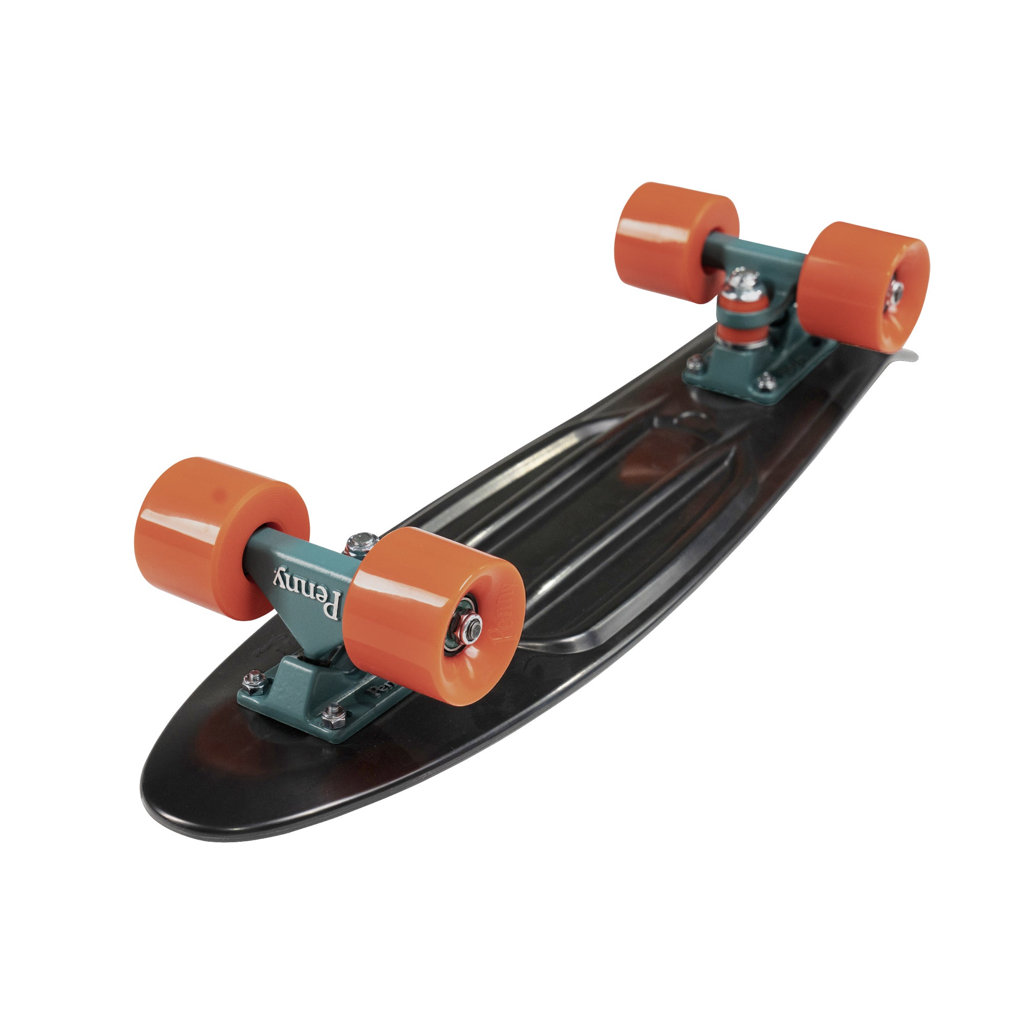 Penny Board ブラック/オレンジ/ターコイズ Thunderstruck 22